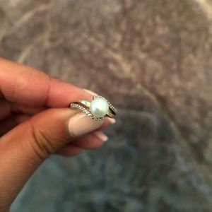 Sterling Silver Pearl Ring
